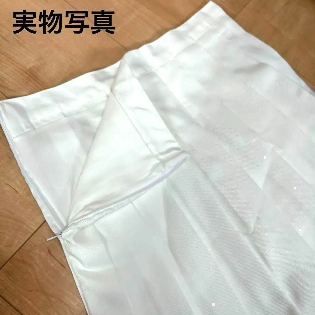 プリーツスカート　M　ホワイト　白　ゴルフウェア　インナー付　韓国　テニス　学生 レディースのスカート(ミニスカート)の商品写真