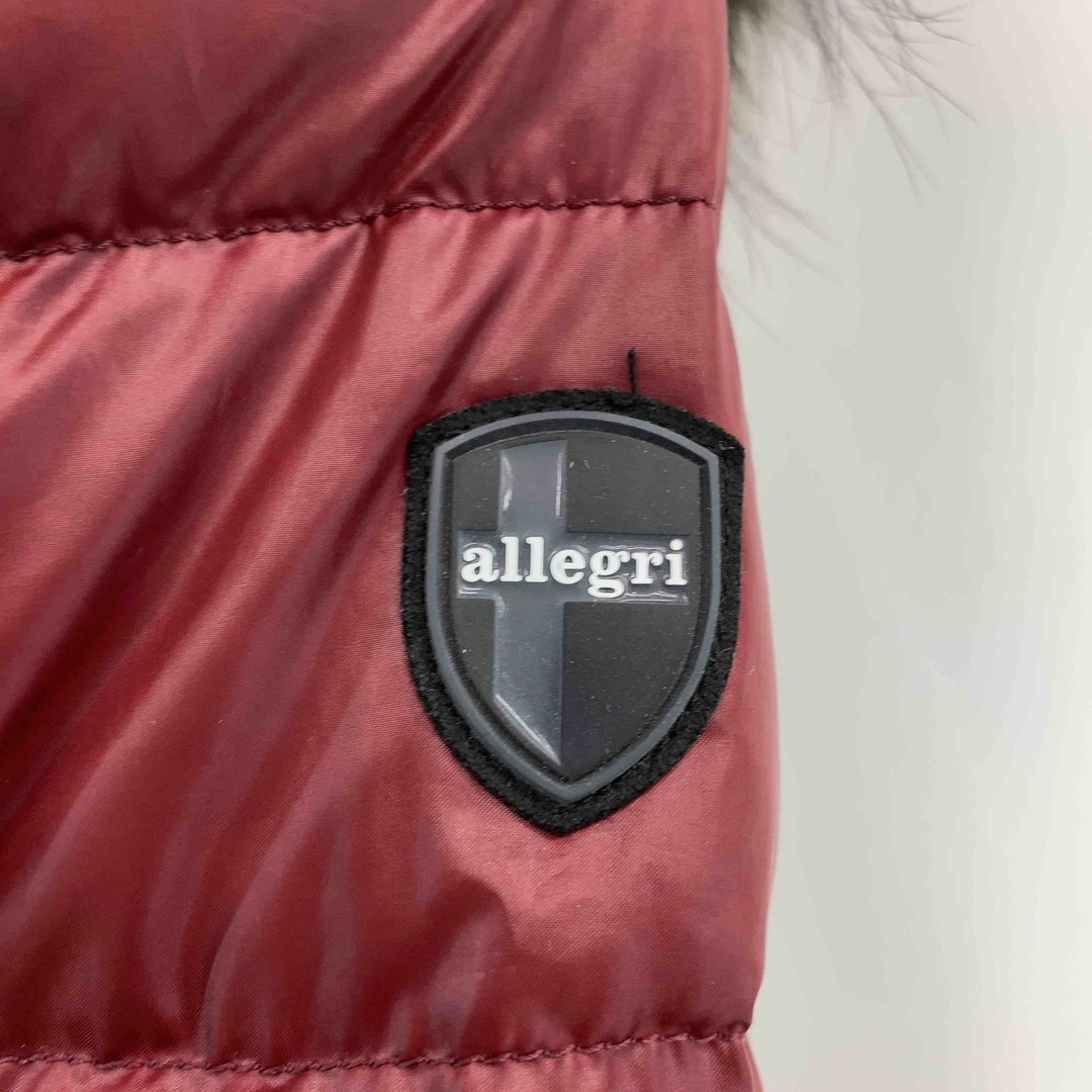 allegri(アレグリ)のallegri アレグリ メンズ 中綿・ダウンジャケット レッド　ファー付き メンズのジャケット/アウター(ダウンジャケット)の商品写真