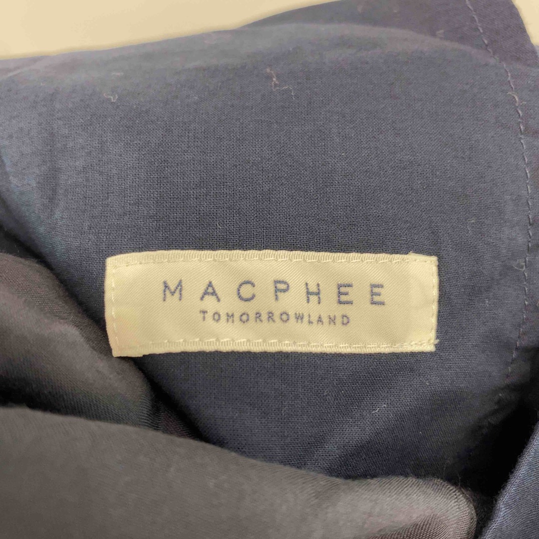 MACPHEE(マカフィー)のMACPHEE マカフィ 春夏 コットン100％ ネイビー レディース ガウチョパンツ レディースのパンツ(その他)の商品写真