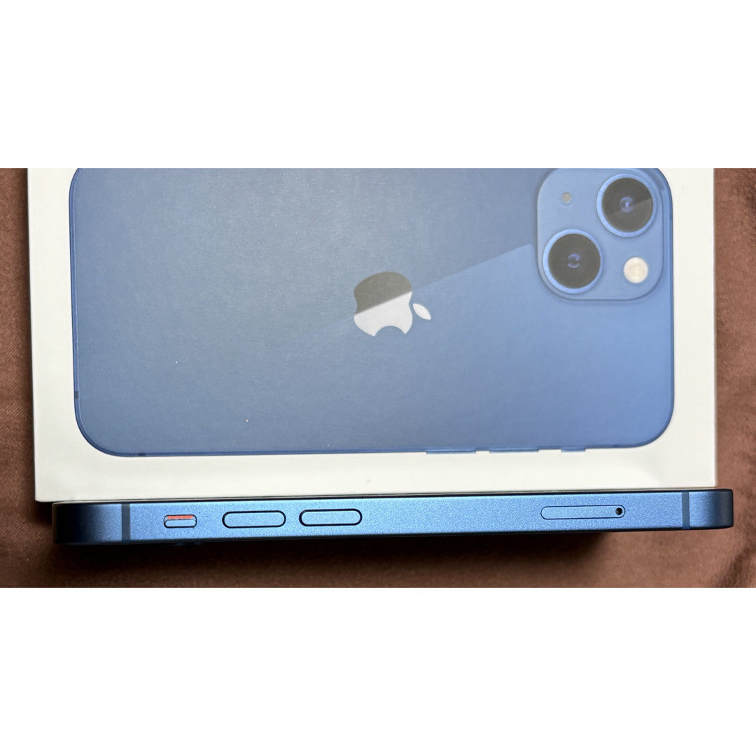 Apple(アップル)のiPhone13mini ブルー 128GB スマホ/家電/カメラのスマートフォン/携帯電話(スマートフォン本体)の商品写真