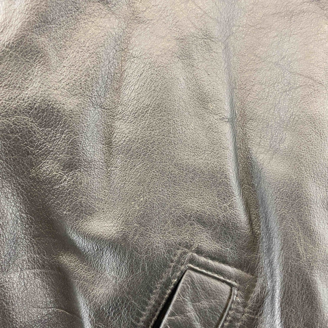 SENSATION COLLECTION  カウレザー ヴィンテージ メンズ レザージャケット ブラック メンズのジャケット/アウター(レザージャケット)の商品写真
