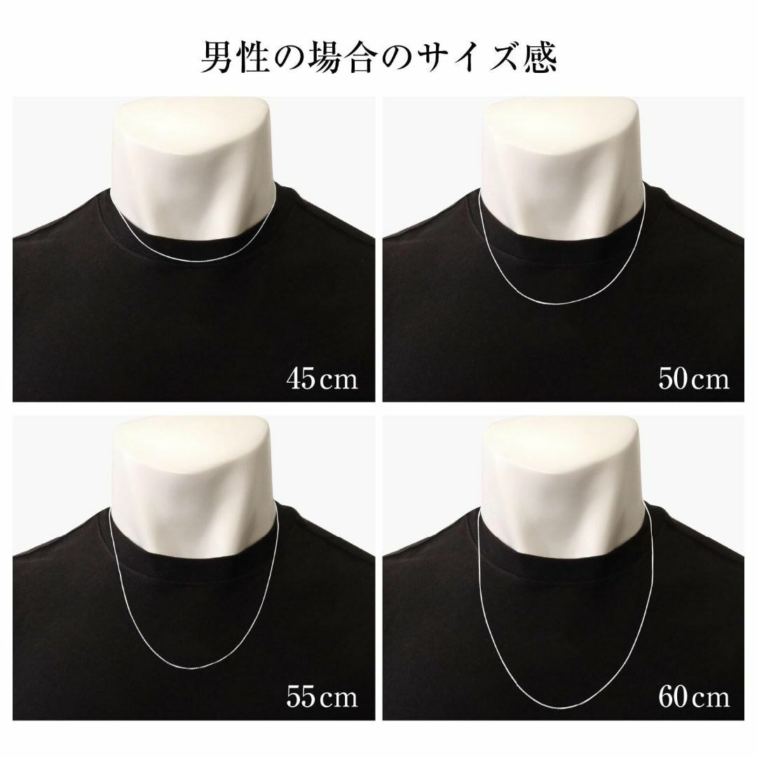 [シアーズ] あずきチェーン シルバー925 ネックレス チェーン レディースのアクセサリー(その他)の商品写真