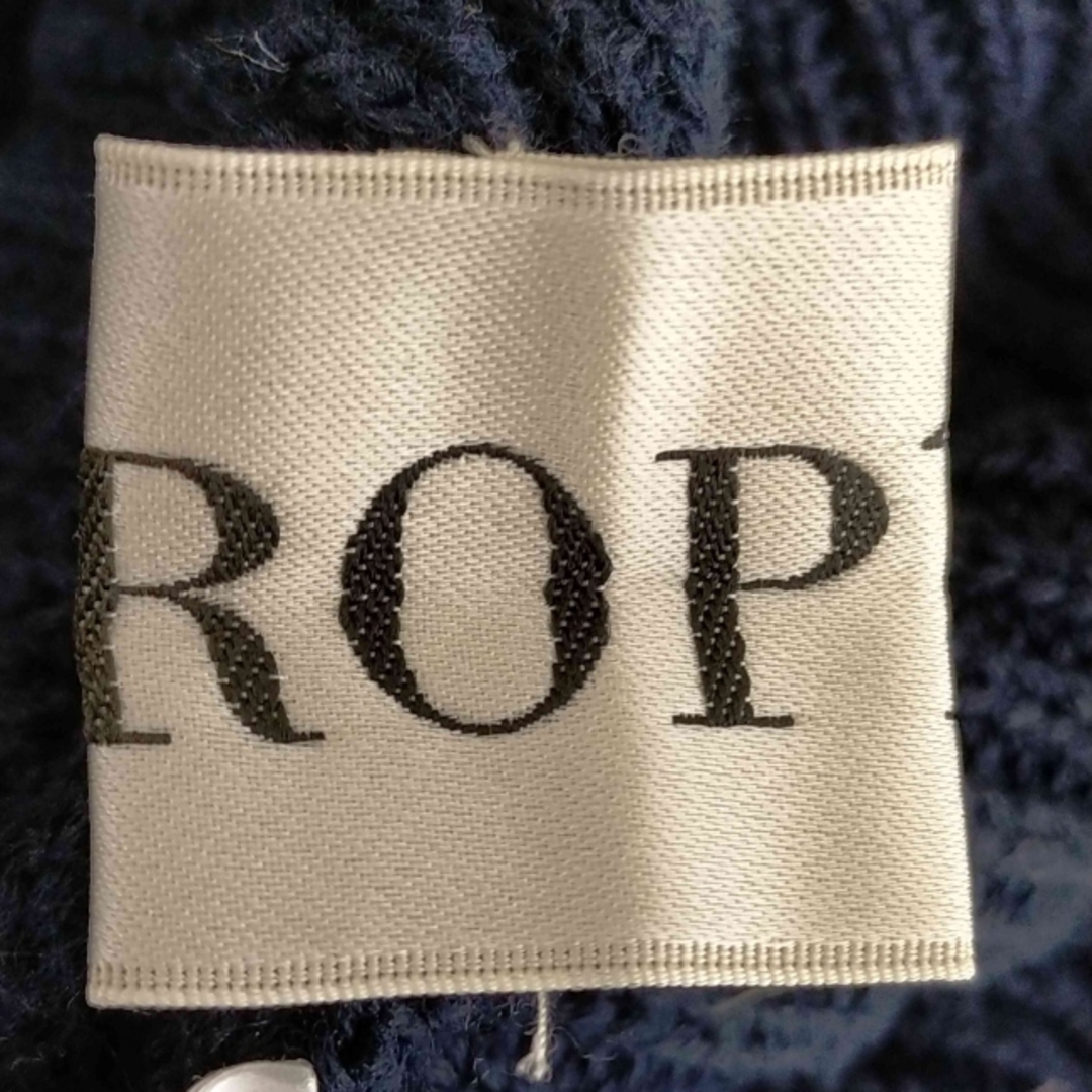 ROPE’(ロペ)のROPE(ロペ) 【洗える】コットン片畦Vネックニット レディース トップス レディースのトップス(カーディガン)の商品写真