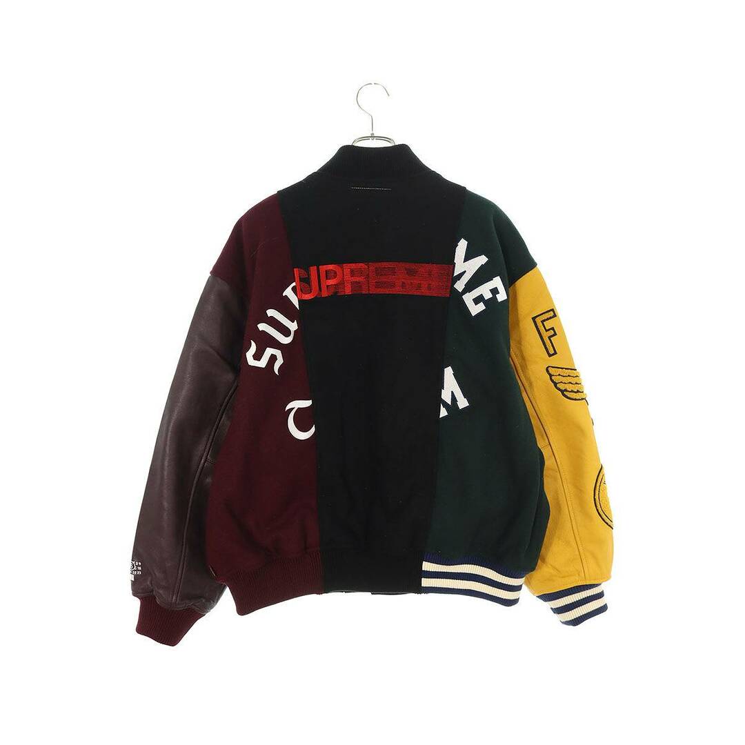 Supreme(シュプリーム)のシュプリーム ×エムエムシックス MM6  24SS  Split Varsity Jacket スプリットバーシティブルゾン メンズ L メンズのジャケット/アウター(ブルゾン)の商品写真