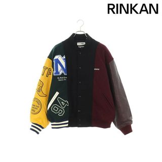 シュプリーム(Supreme)のシュプリーム ×エムエムシックス MM6  24SS  Split Varsity Jacket スプリットバーシティブルゾン メンズ L(ブルゾン)