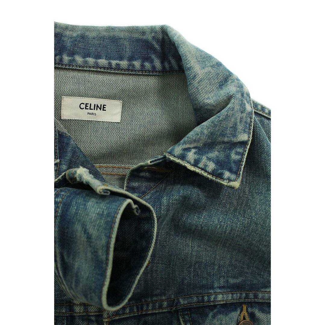 celine(セリーヌ)のセリーヌバイエディスリマン ウォッシュ加工デニムジャケット メンズ S メンズのジャケット/アウター(Gジャン/デニムジャケット)の商品写真