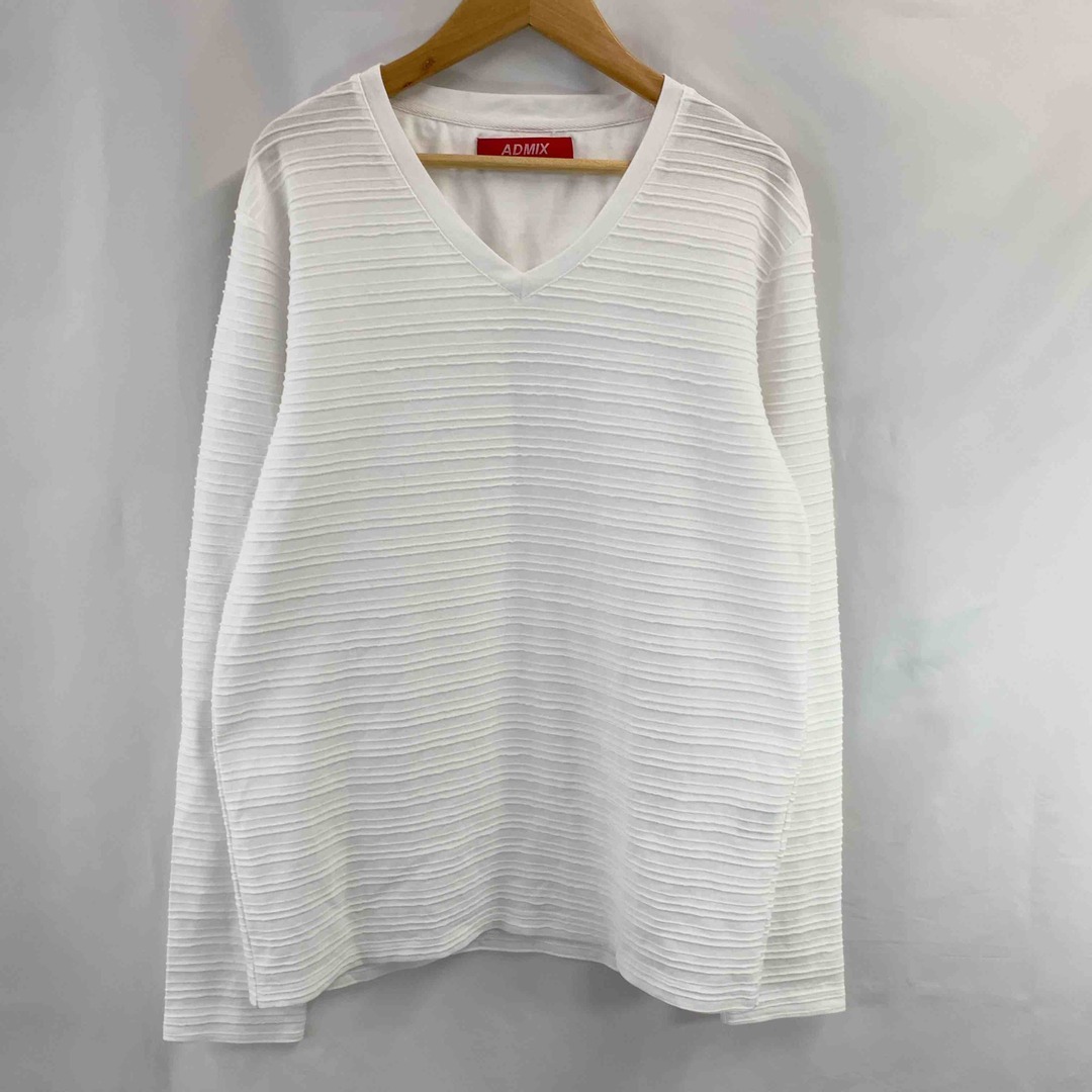 ADMIX/ATELIER SAB MEN  メンズ Tシャツ（長袖）ホワイト tk メンズのトップス(Tシャツ/カットソー(七分/長袖))の商品写真