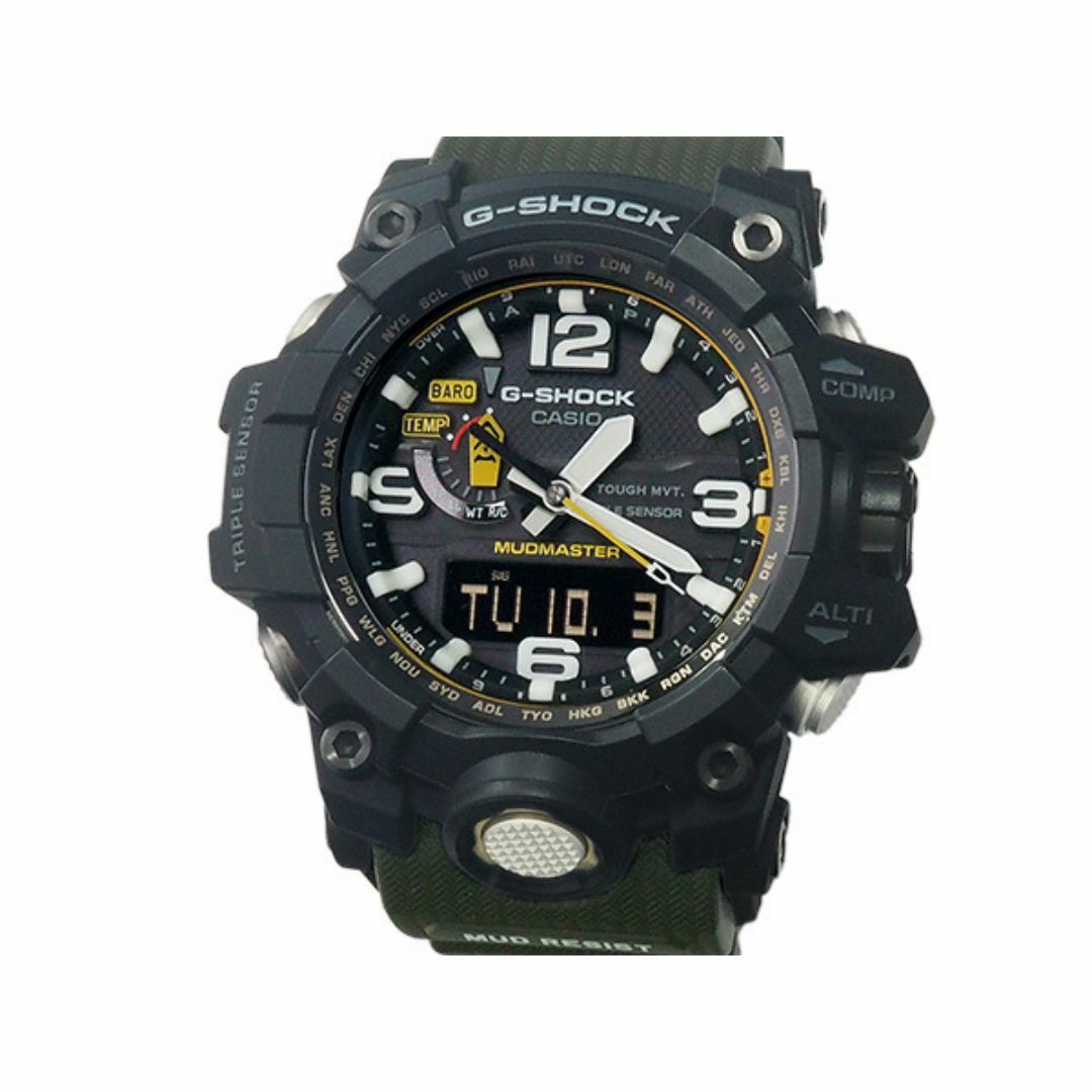 G-SHOCK(ジーショック)の◆ミウラ◆カシオ CASIO Gショック マッドマスター 電波ソーラー GWG-1000-1A3JF【中古】 メンズの時計(腕時計(アナログ))の商品写真