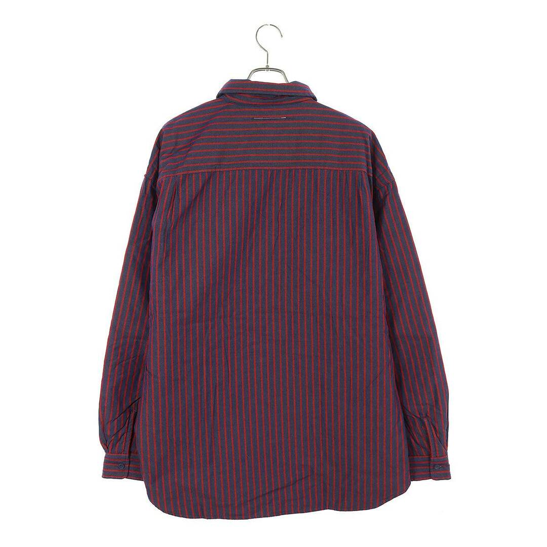 Supreme(シュプリーム)のシュプリーム ×エムエムシックス MM6  24SS  Padded Shirt Stripe ストライプ長袖シャツ メンズ L メンズのトップス(シャツ)の商品写真