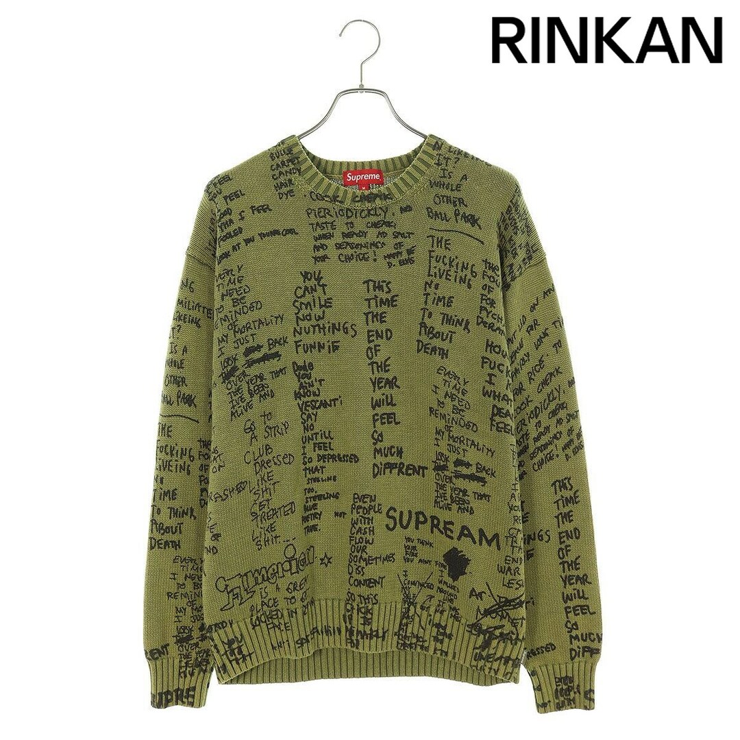 Supreme - シュプリーム 23SS Gonz Poems Sweater ゴンズポエム総柄