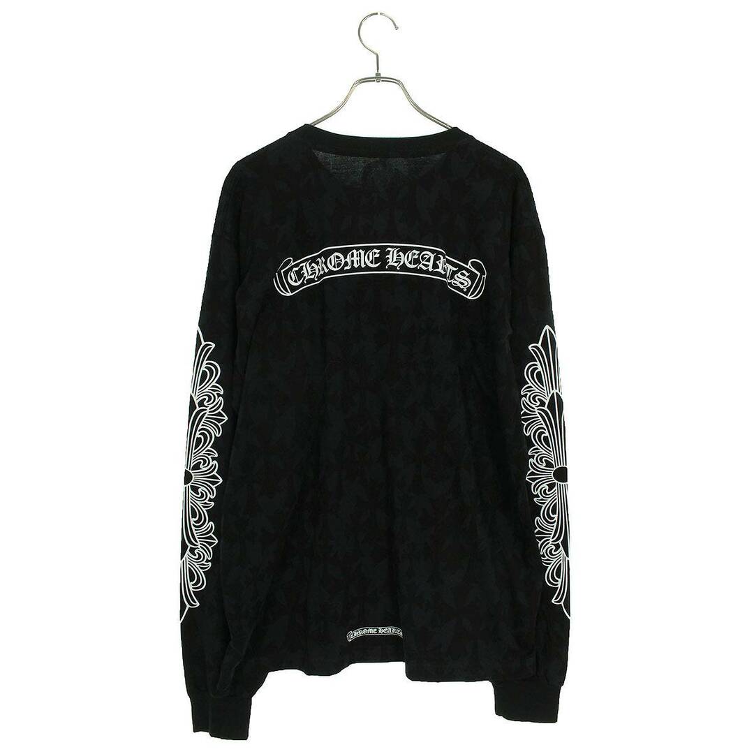 Chrome Hearts(クロムハーツ)のクロムハーツ  CH L/S /1 セメタリークロス総柄プリント長袖カットソー メンズ XL メンズのトップス(Tシャツ/カットソー(七分/長袖))の商品写真