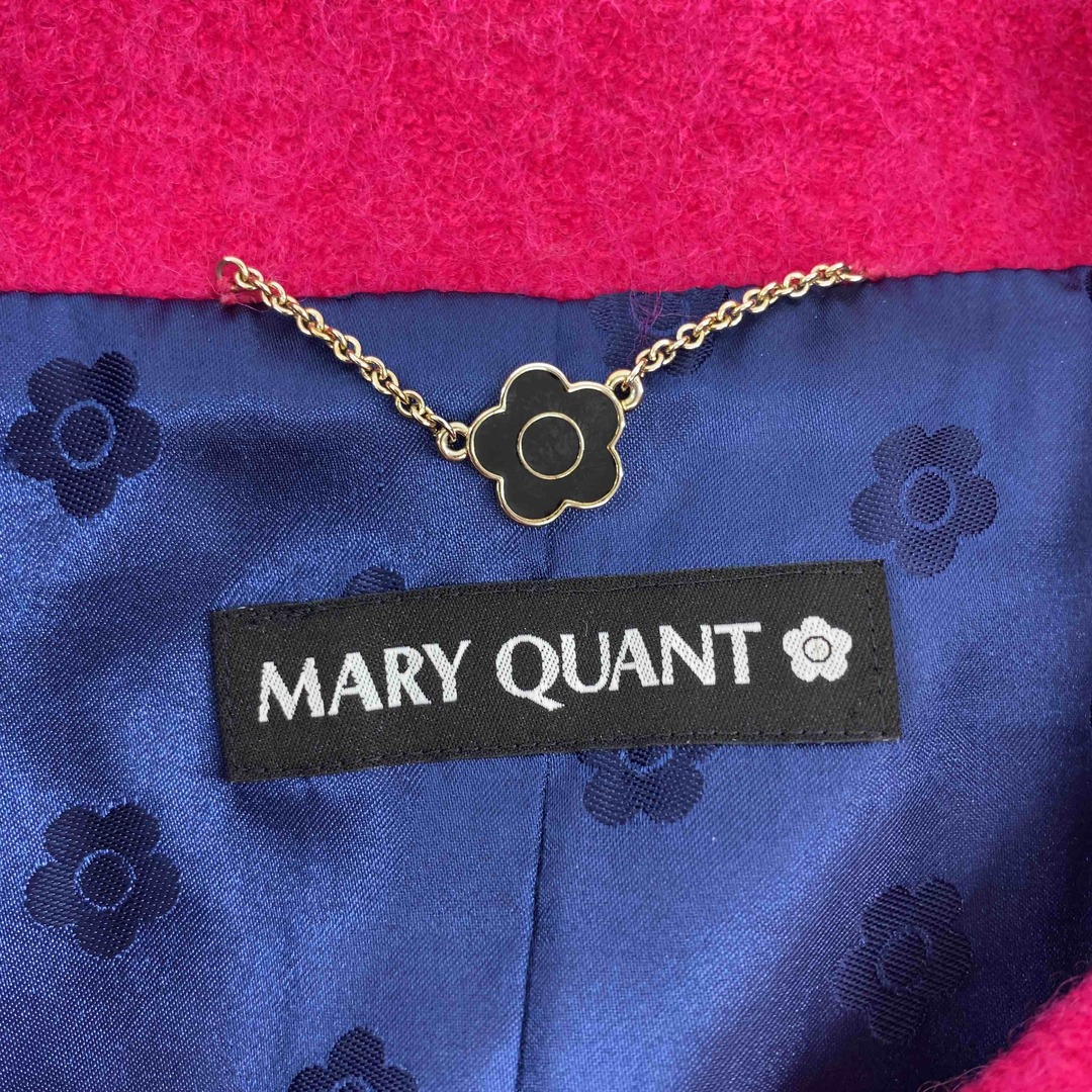 MARY QUANT(マリークワント)のMARY QUANT マリークワント ウール混 裏地付き ビビットカラー レディース ピーコート レディースのジャケット/アウター(ピーコート)の商品写真