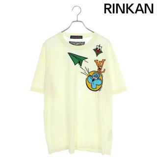 ルイヴィトン(LOUIS VUITTON)のルイヴィトン  23SS  RM231 HA0 HON97W コミックプリントニットTシャツ メンズ XXL(Tシャツ/カットソー(半袖/袖なし))