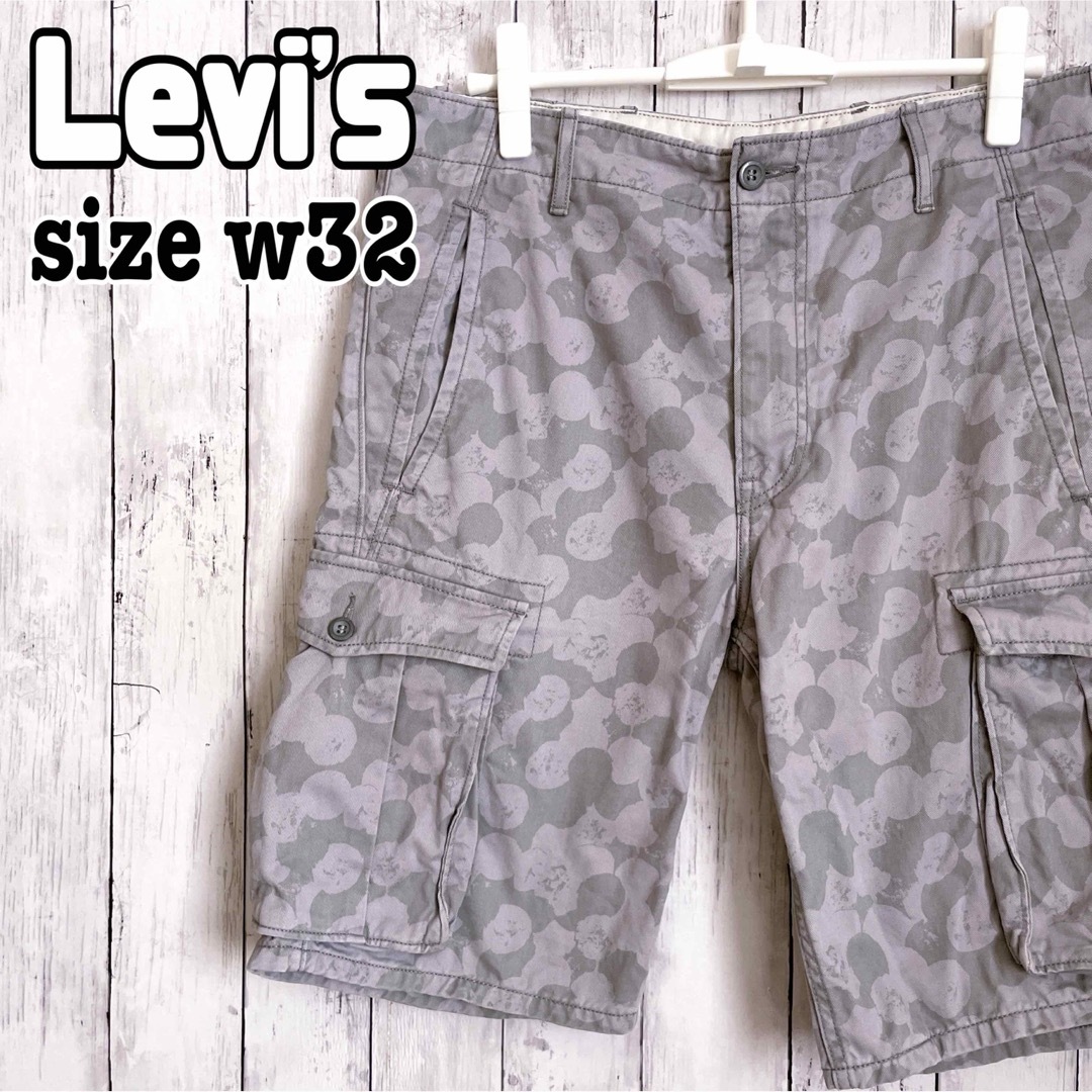 Levi's(リーバイス)のLevi's リーバイス カーゴショーツ ショートパンツ 総柄 w32 海外古着 メンズのパンツ(ショートパンツ)の商品写真