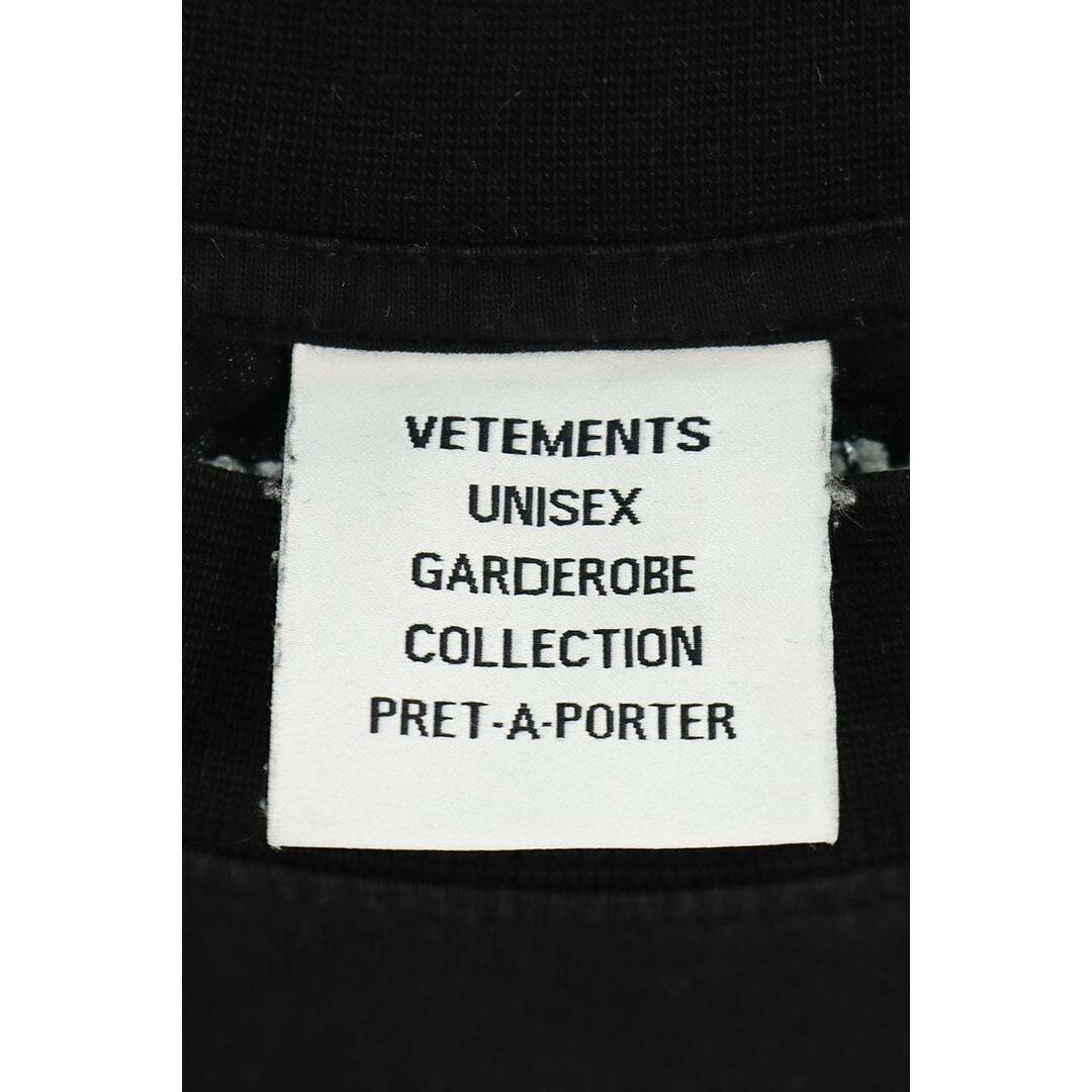 VETEMENTS(ヴェトモン)のヴェトモン  21AW  UA52TR580W ワールドツアーロゴプリントTシャツ メンズ M メンズのトップス(Tシャツ/カットソー(半袖/袖なし))の商品写真