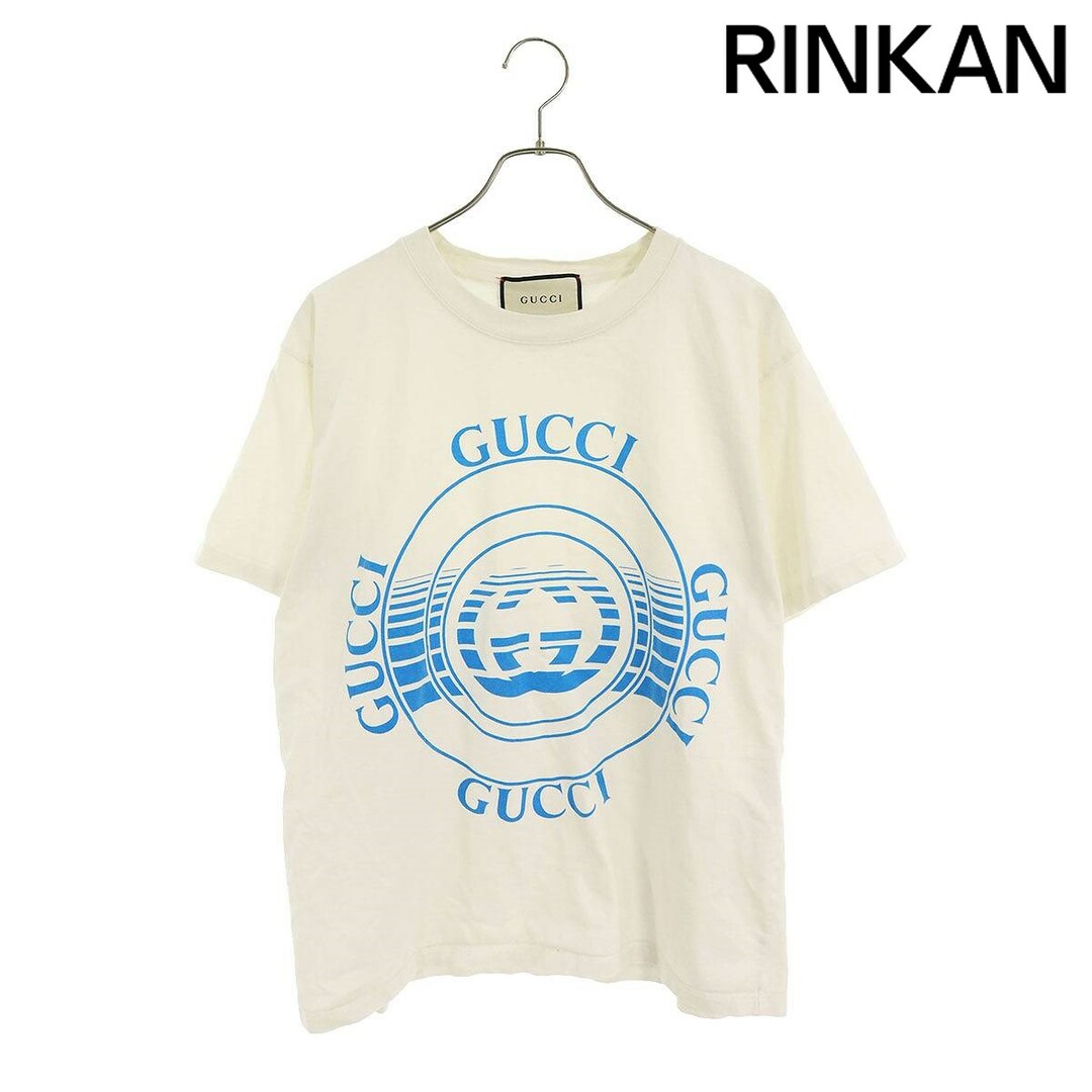 Gucci(グッチ)のグッチ  20AW  616036 XJCSQ ディスクプリントTシャツ メンズ M メンズのトップス(Tシャツ/カットソー(半袖/袖なし))の商品写真