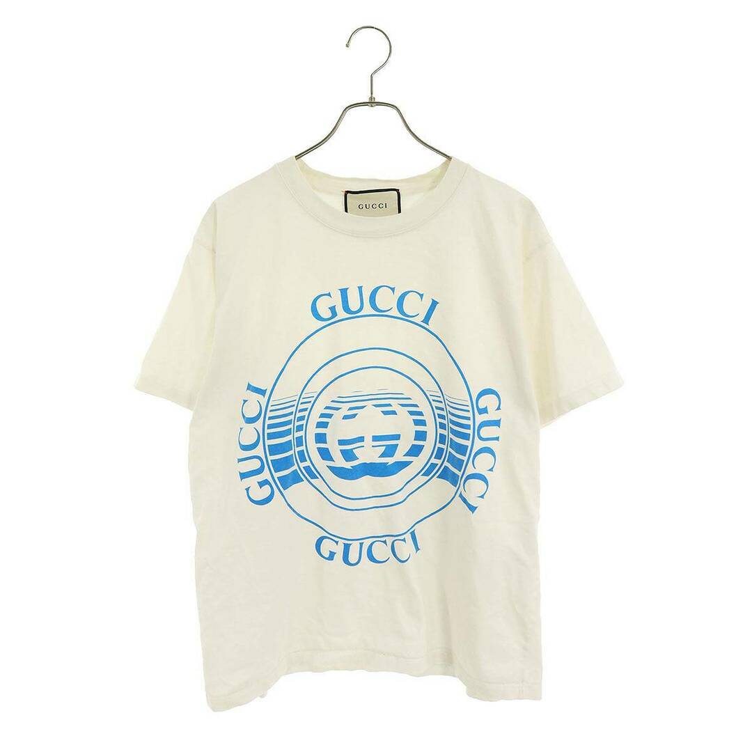 Gucci(グッチ)のグッチ  20AW  616036 XJCSQ ディスクプリントTシャツ メンズ M メンズのトップス(Tシャツ/カットソー(半袖/袖なし))の商品写真