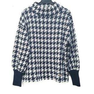 BURBERRY BLUE LABEL - 未使用ブルーレーベルクレストブリッジ千鳥格子ニットトップス