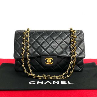 CHANEL - 極 美品 シール有 1番台 CHANEL シャネル マトラッセ ダブルフラップ 25cm ラムスキン ターンロック チェーン ショルダーバッグ 11751