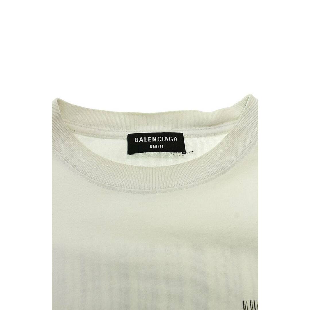 Balenciaga(バレンシアガ)のバレンシアガ  21AW  661715 TKVE5 バーコードロゴオーバーサイズTシャツ メンズ XS メンズのトップス(Tシャツ/カットソー(半袖/袖なし))の商品写真