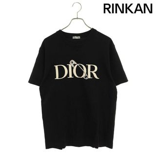 ディオール  20AW  043J625B0554 DIOR AND JUDY BLAMEロゴ刺繍Tシャツ メンズ M