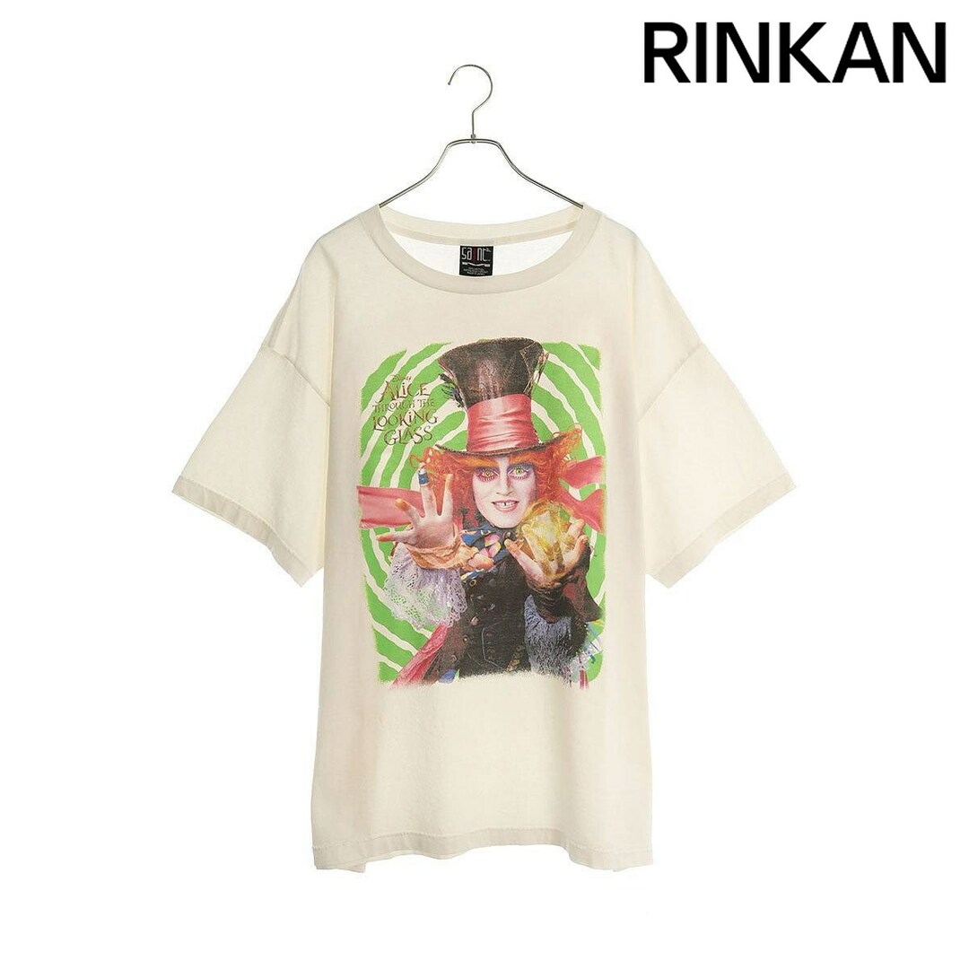 セントマイケル SAINT MICHAEL  23AW  SM-A23-0000-C25 MAD HATTERプリントTシャツ メンズ XXL メンズのトップス(Tシャツ/カットソー(半袖/袖なし))の商品写真