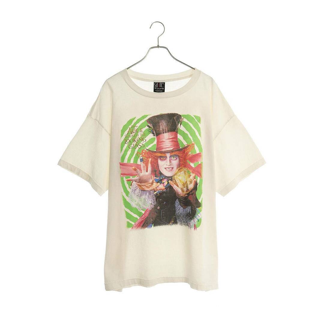 セントマイケル SAINT MICHAEL  23AW  SM-A23-0000-C25 MAD HATTERプリントTシャツ メンズ XXL メンズのトップス(Tシャツ/カットソー(半袖/袖なし))の商品写真