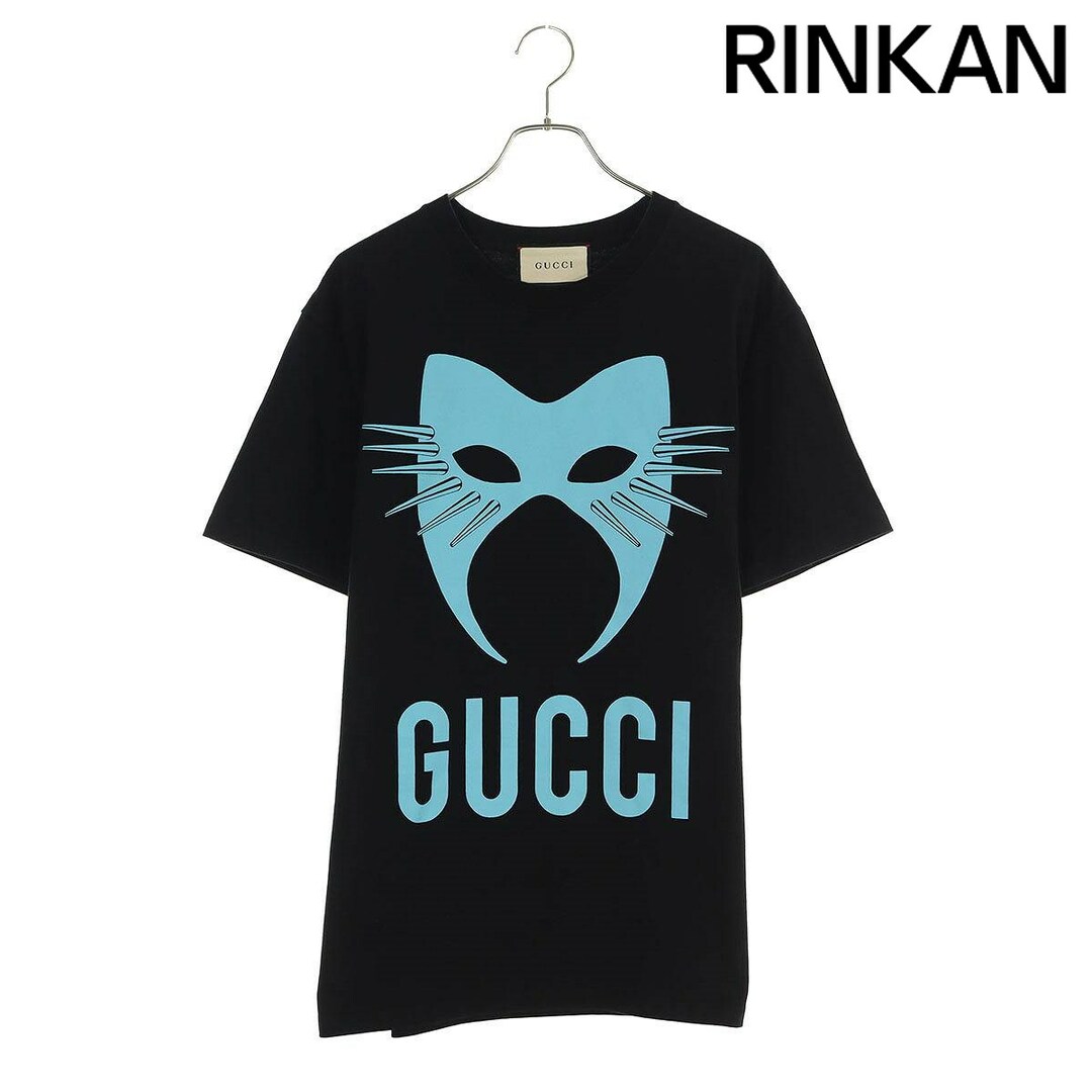 Gucci(グッチ)のグッチ  19AW  565806 XJBTX マニフェストロゴオーバーサイズTシャツ メンズ S メンズのトップス(Tシャツ/カットソー(半袖/袖なし))の商品写真