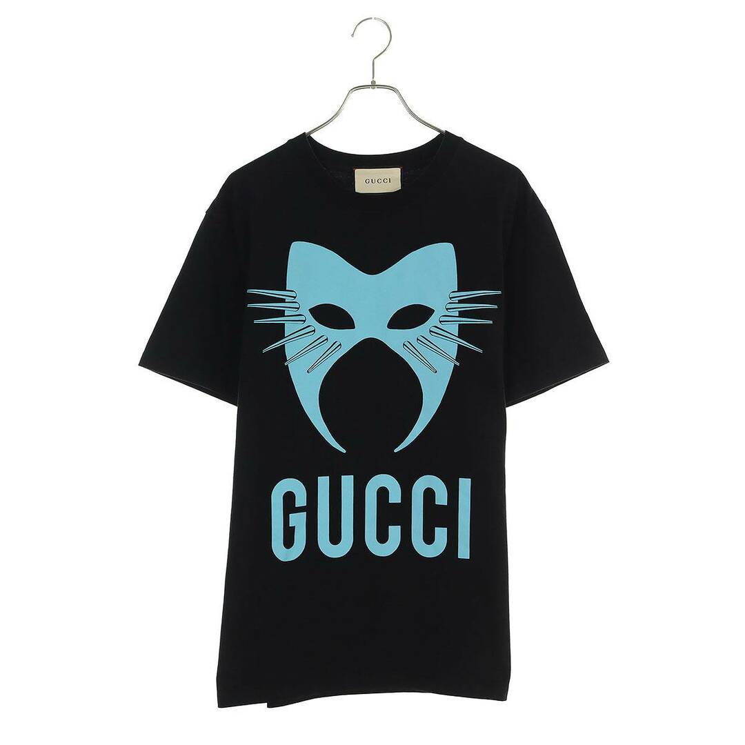 Gucci(グッチ)のグッチ  19AW  565806 XJBTX マニフェストロゴオーバーサイズTシャツ メンズ S メンズのトップス(Tシャツ/カットソー(半袖/袖なし))の商品写真