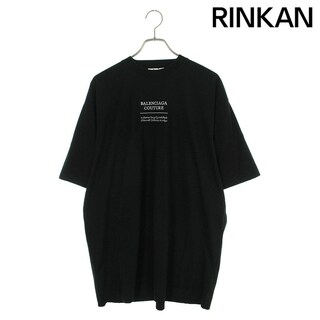 バレンシアガ(Balenciaga)のバレンシアガ  651795 TJV90 COUTUREロゴ刺繍ワイドフィットTシャツ メンズ XXS(Tシャツ/カットソー(半袖/袖なし))