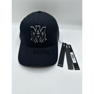 黒 AMIRI TRUCKER CAP アミリ トラッカーキャップ MA ロゴ