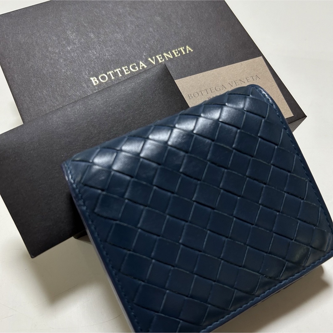 Bottega Veneta(ボッテガヴェネタ)のボッテガ　二つ折り財布　メンズ　美品 メンズのファッション小物(折り財布)の商品写真