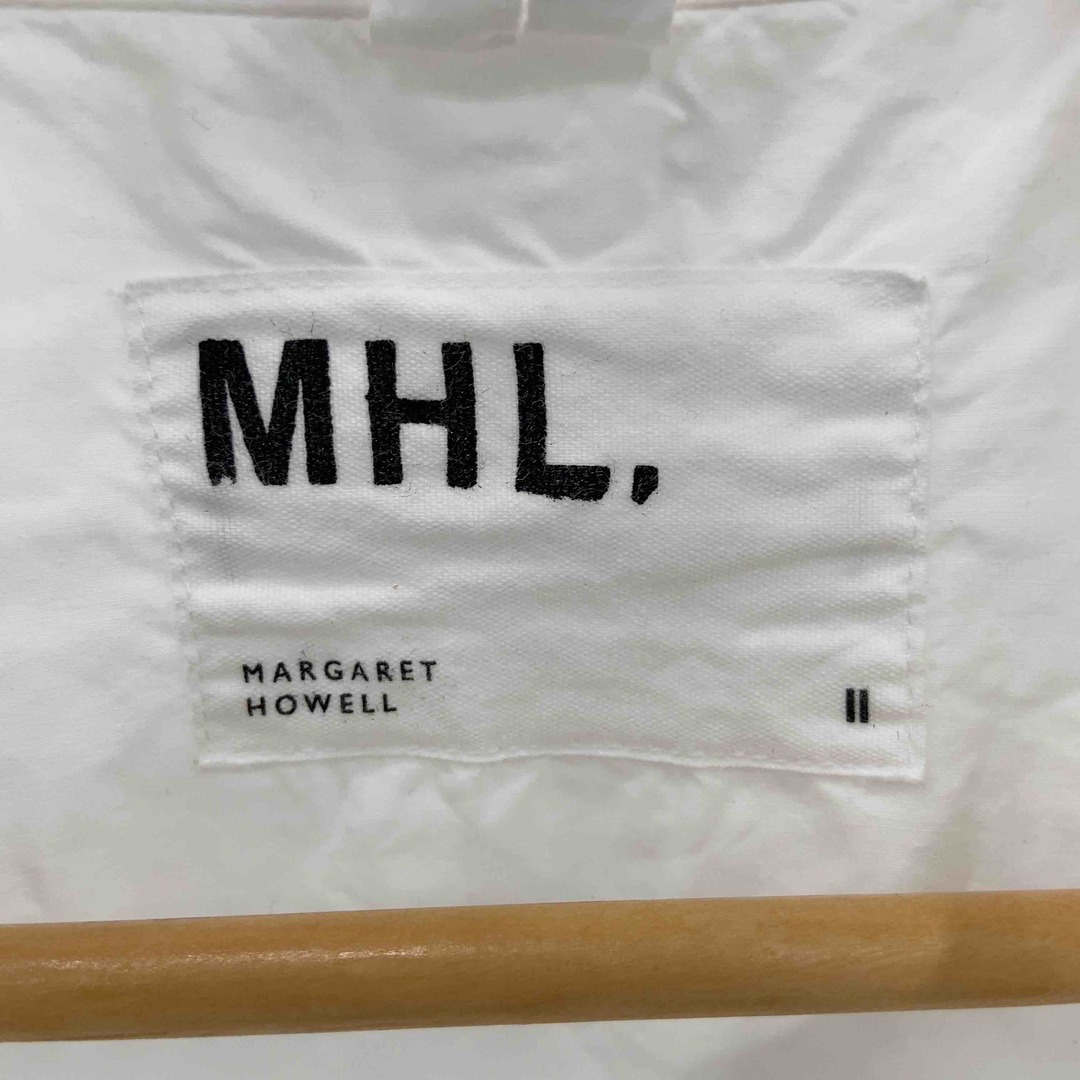 MHL.(エムエイチエル)のMHL. エムエイチエル レディース 半袖シャツ/ブラウス　ホワイト レディースのトップス(シャツ/ブラウス(半袖/袖なし))の商品写真