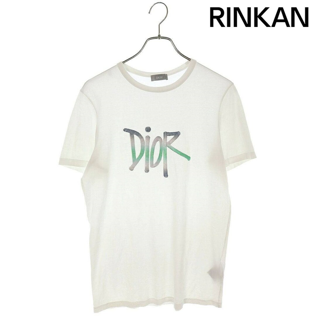 Dior(ディオール)のディオール  20AW  033J600D0589 DIOR AND SHAWNロゴ刺繍Tシャツ メンズ XS メンズのトップス(Tシャツ/カットソー(半袖/袖なし))の商品写真