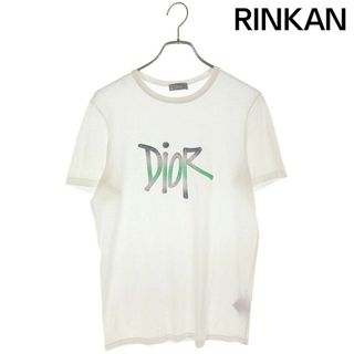 ディオール(Dior)のディオール  20AW  033J600D0589 DIOR AND SHAWNロゴ刺繍Tシャツ メンズ XS(Tシャツ/カットソー(半袖/袖なし))