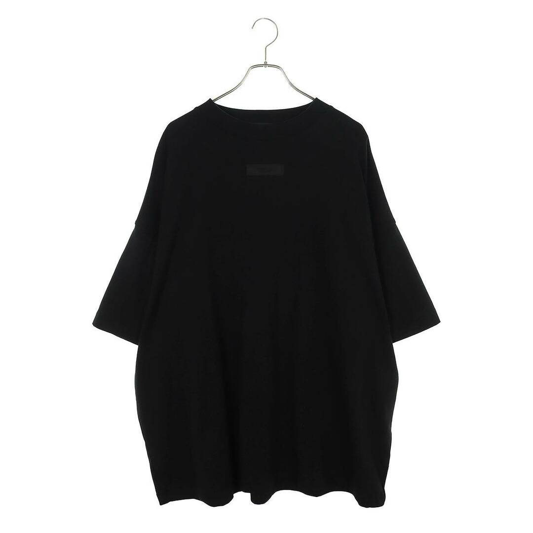 FEAR OF GOD(フィアオブゴッド)のフォグ  ESSENTIALS SS TEE Jet Black フロントラバーロゴTシャツ メンズ L メンズのトップス(Tシャツ/カットソー(半袖/袖なし))の商品写真