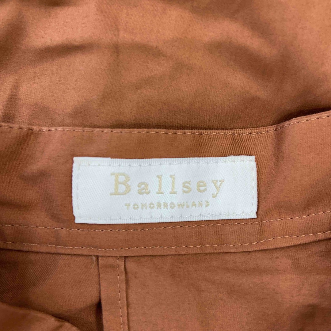 Ballsey(ボールジィ)のBALLSEY ボールジィ レディース 半袖シャツ/ブラウス　ブラウン レディースのトップス(シャツ/ブラウス(半袖/袖なし))の商品写真