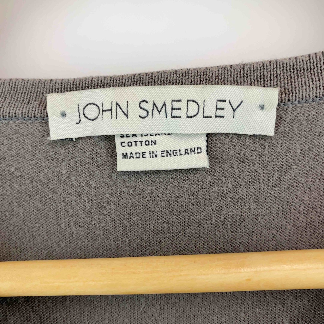 JOHN SMEDLEY(ジョンスメドレー)のJOHN SMEDLEY ジョンスメドレー 半袖カットソー シンプル 無地 Vネック コットン メンズ ニット セーター メンズのトップス(ニット/セーター)の商品写真