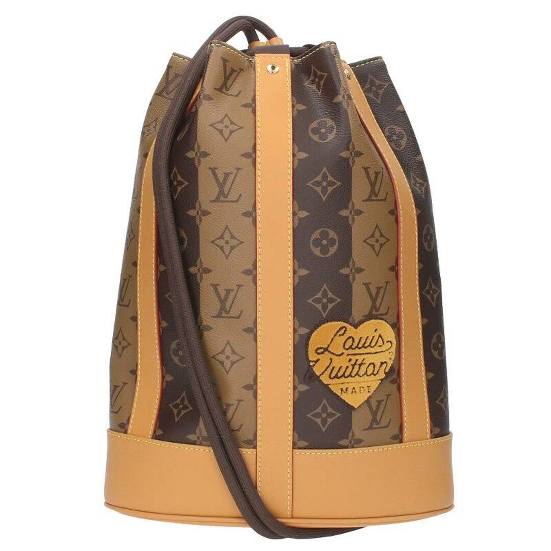 LOUIS VUITTON(ルイヴィトン)のルイヴィトン ×NIGO  M45968 ランドネ モノグラムストライプメッセンジャーショルダーバッグ メンズ PM メンズのバッグ(ショルダーバッグ)の商品写真