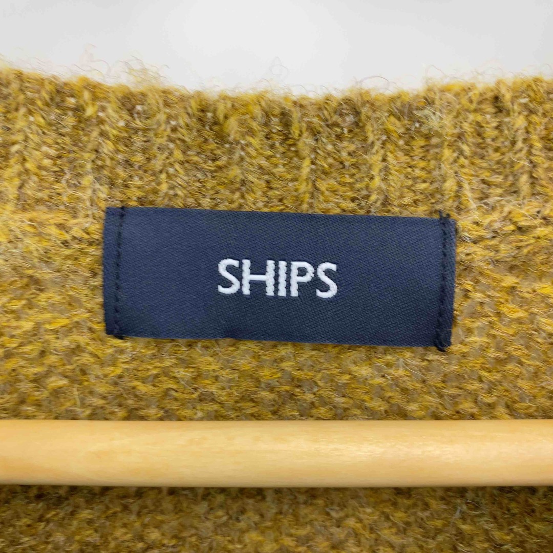 SHIPS(シップス)のSHIPS シップス メンズ ニット/セーター　イエロー メンズのトップス(ニット/セーター)の商品写真