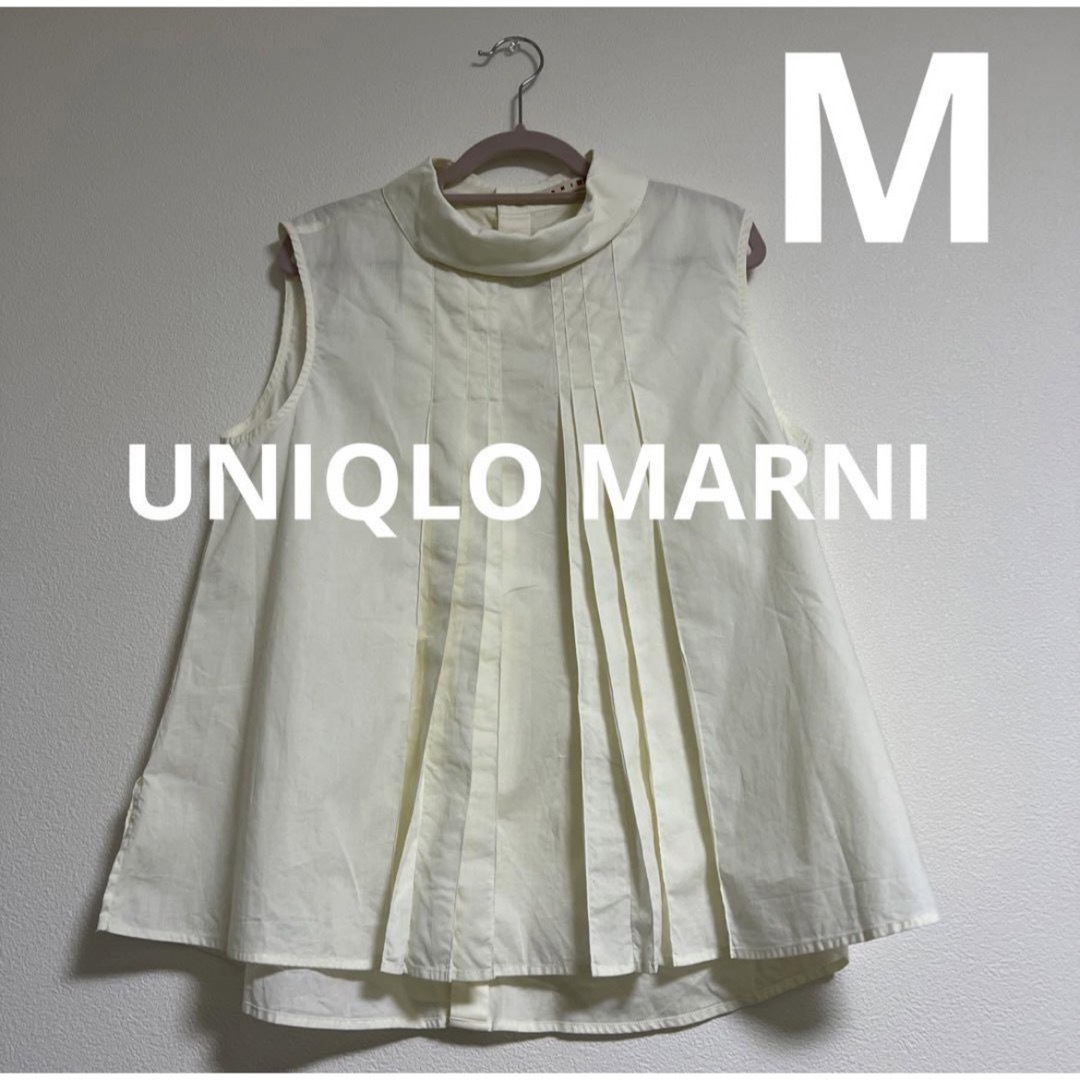 UNIQLO(ユニクロ)のUNIQLO×MARMI ユニクロ×マルニ タック ブラウス M レディースのトップス(シャツ/ブラウス(半袖/袖なし))の商品写真