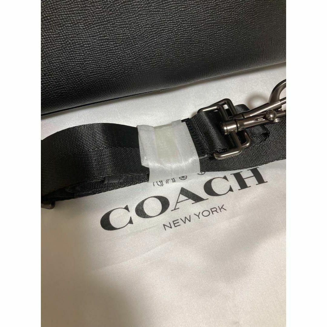 COACH(コーチ)のCOACH コーチ ビジネスバッグ ブリーフケース　2way 無地　ブラック　黒 メンズのバッグ(ビジネスバッグ)の商品写真