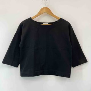 UNITED ARROWS - UNITED ARROWS ユナイテッドアローズ レディース シンプル 無地 ブラック カットソー Tシャツ長袖