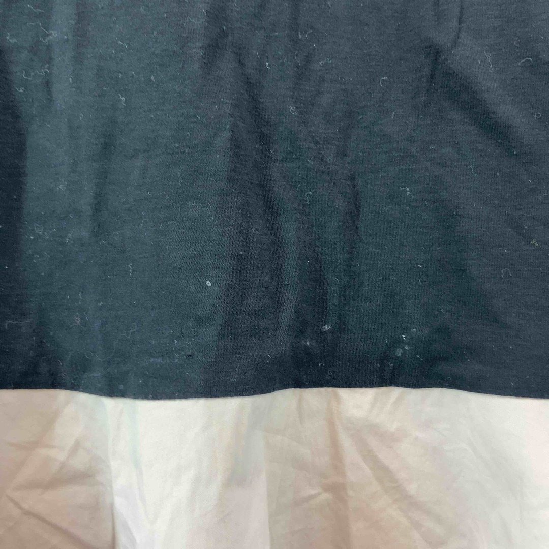 YOKO CHAN(ヨーコチャン)のYOKO CHAN ヨーコチャン レディース フレア切り替えし シンプル 無地 Tシャツ半袖 レディースのトップス(カットソー(長袖/七分))の商品写真