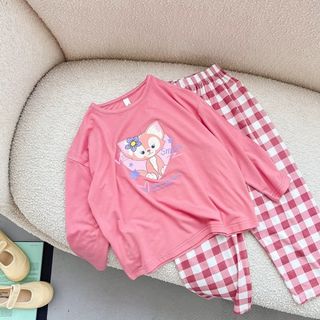 日本未発売　リーナベル　セットアップルームウエア　7袖tシャツ7分パンツセット(パジャマ)