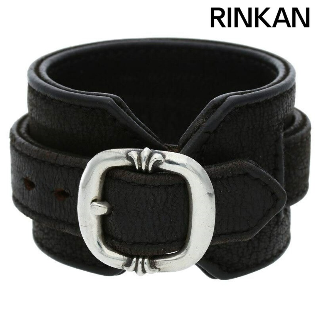 Chrome Hearts(クロムハーツ)のクロムハーツ  RR TINY BUCKLE/ロックンロール レザーブレスレット メンズ 1 メンズのアクセサリー(ブレスレット)の商品写真