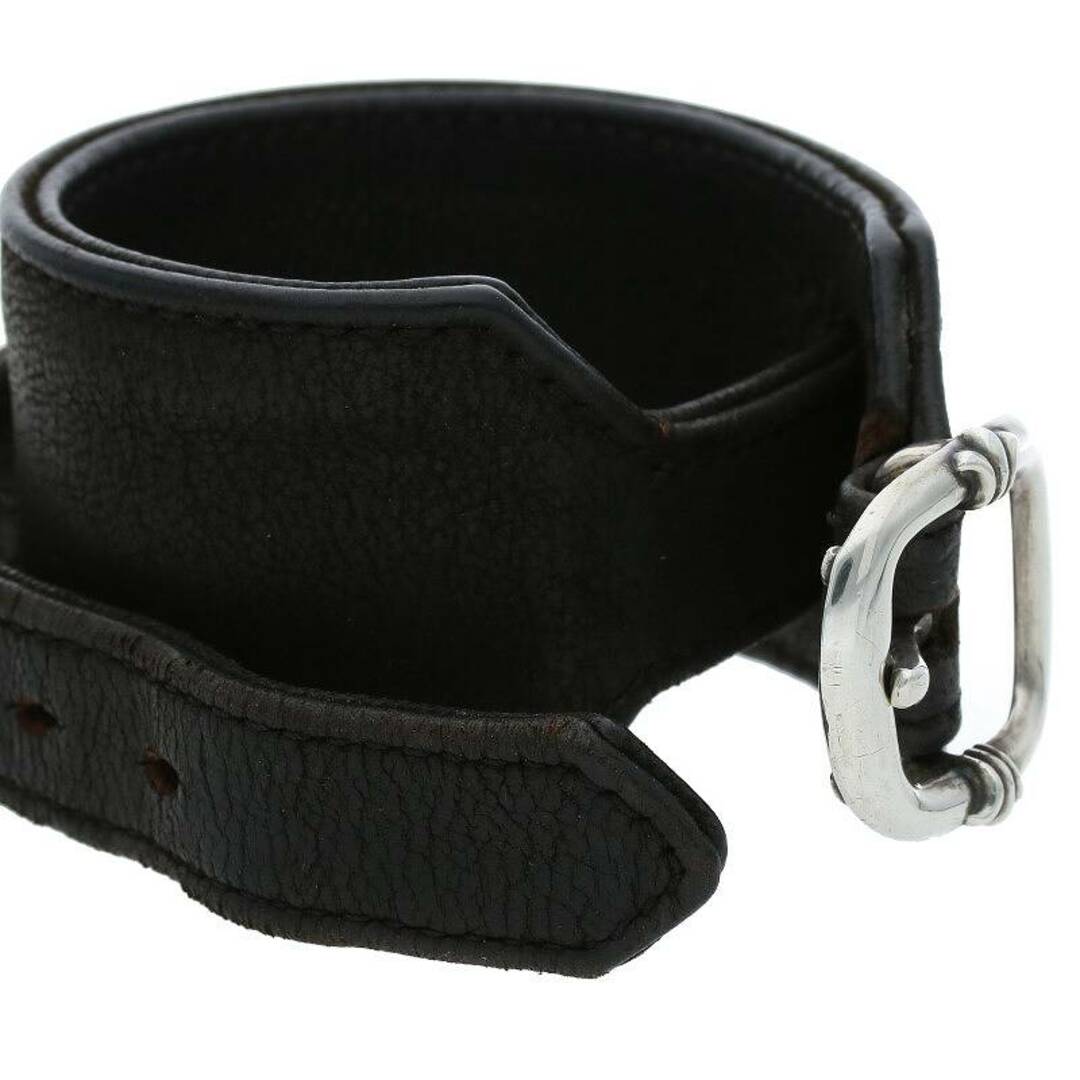 Chrome Hearts(クロムハーツ)のクロムハーツ  RR TINY BUCKLE/ロックンロール レザーブレスレット メンズ 1 メンズのアクセサリー(ブレスレット)の商品写真