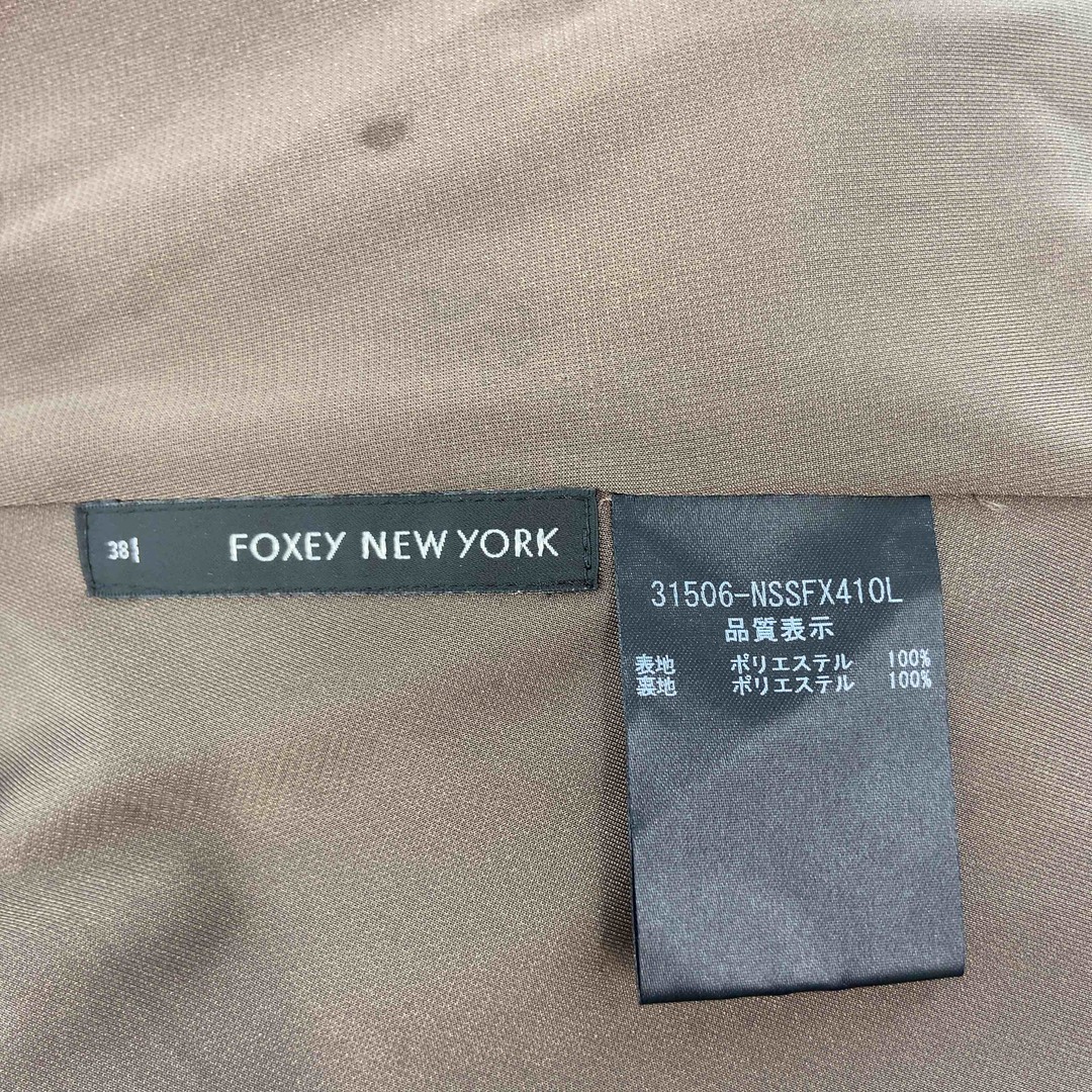 FOXEY NEW YORK(フォクシーニューヨーク)のFOXEY （NEWYORK） フォクシーニューヨーク レディース ひざ丈スカート　ブラウン レディースのスカート(ひざ丈スカート)の商品写真