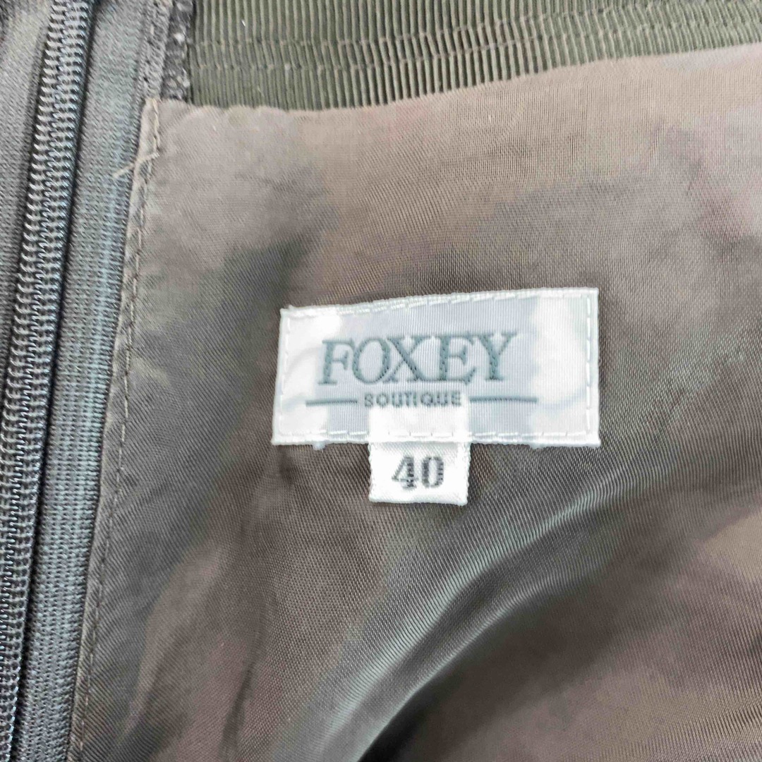 FOXEY NEW YORK(フォクシーニューヨーク)のFOXEY (NEWYORK) フォクシーニューヨーク レディース ひざ丈スカート ブラウン レディースのスカート(ひざ丈スカート)の商品写真