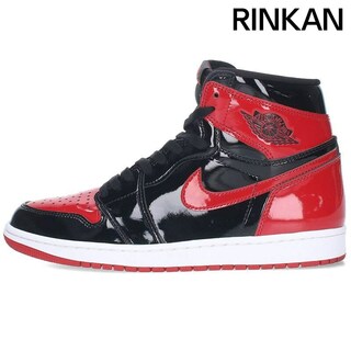 ナイキ(NIKE)のナイキ  AIR JORDAN 1 RETRO HIGH OG PATENT BRED 555088-063 エアジョーダン1レトロハイオージーパテントブレッドスニーカー メンズ 28cm(スニーカー)